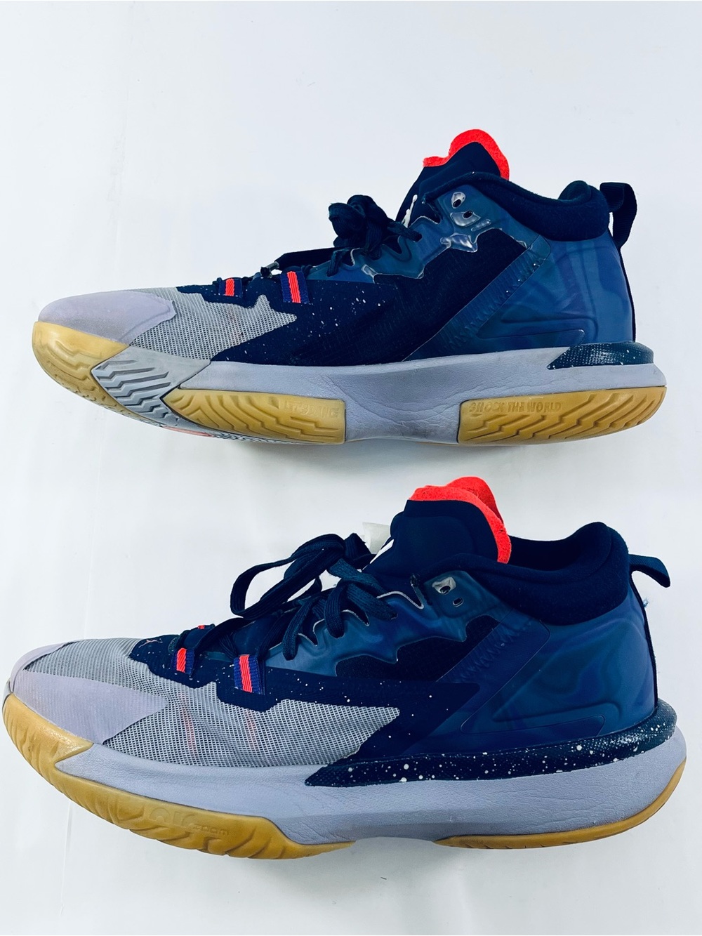 Jordan Zion 1 ZNA Men’s Size:12 Basketball Shoes # DA3130-400 Navy & Gray